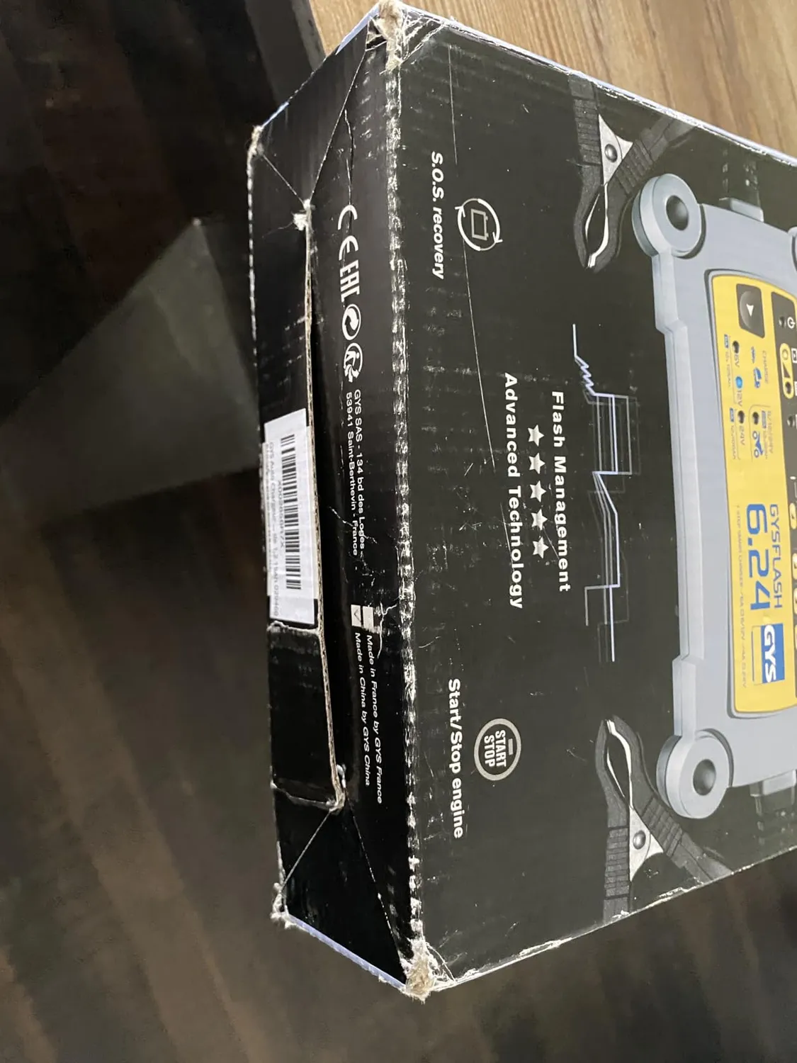 GYS GYSFLASH 6.24 chargeur batterie 6/12/24 V IP65