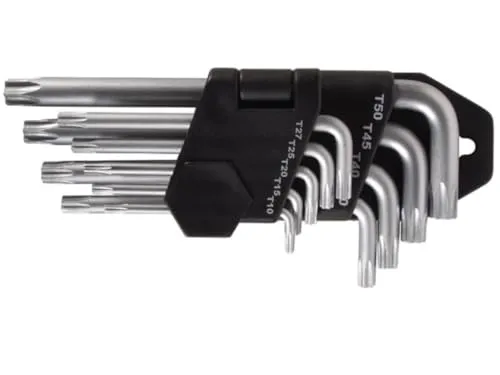 Velleman GP Series clés Torx 9 pièces non magnétiques