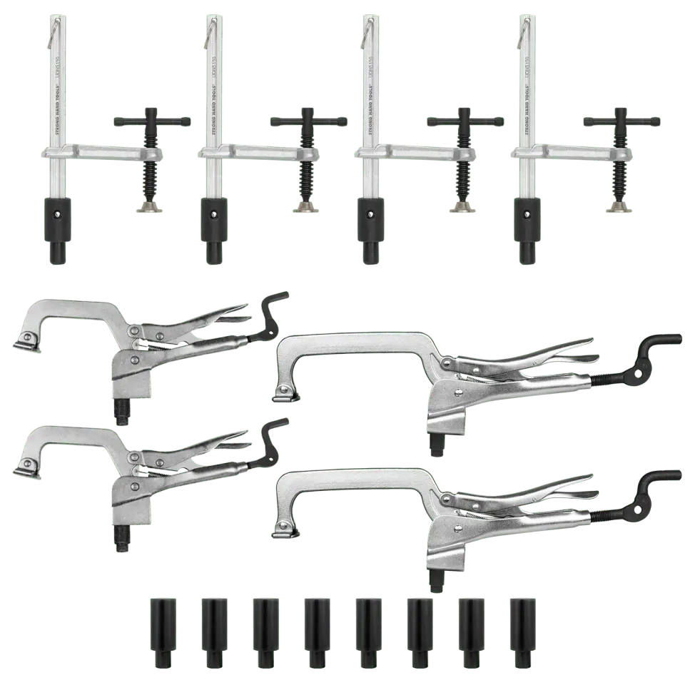 Strong Hand 16-pc Starter Pack kit de bridage 16 pièces trous 5/8″