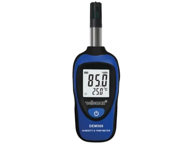 Velleman Mini thermo-hygromètre LCD rétroéclairé -20 à 70 °C