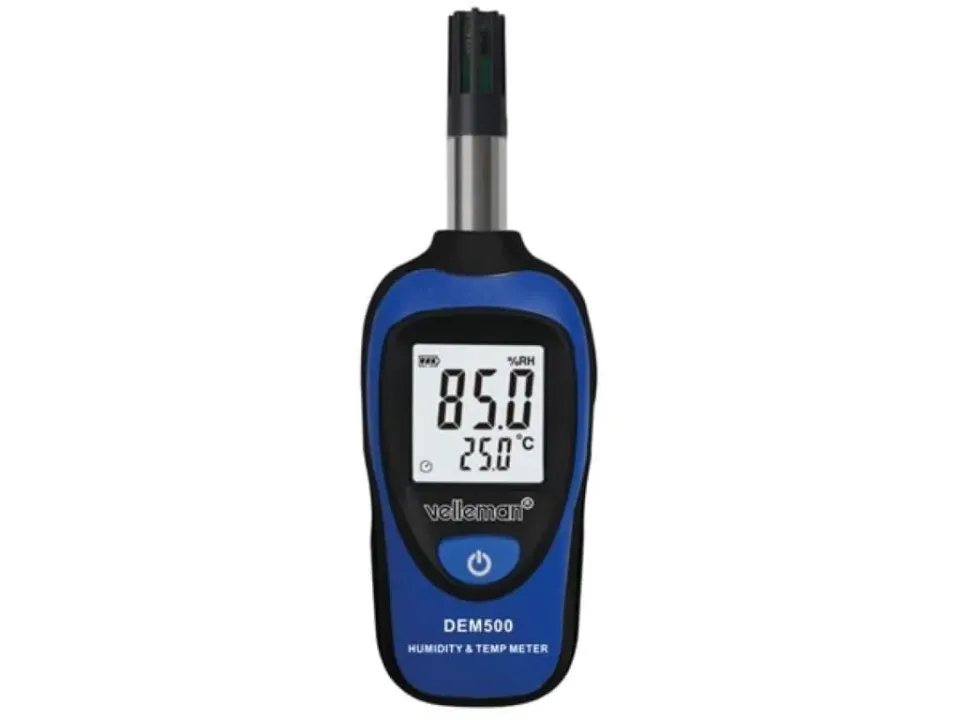 Velleman Mini thermo-hygromètre LCD rétroéclairé -20 à 70 °C