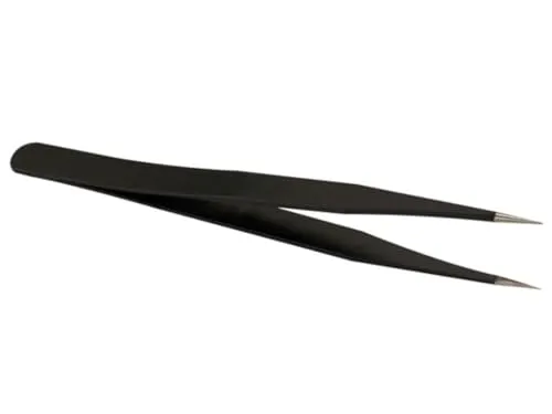 Velleman GP pince antistatique de précision 11,8 cm, pointe courbée