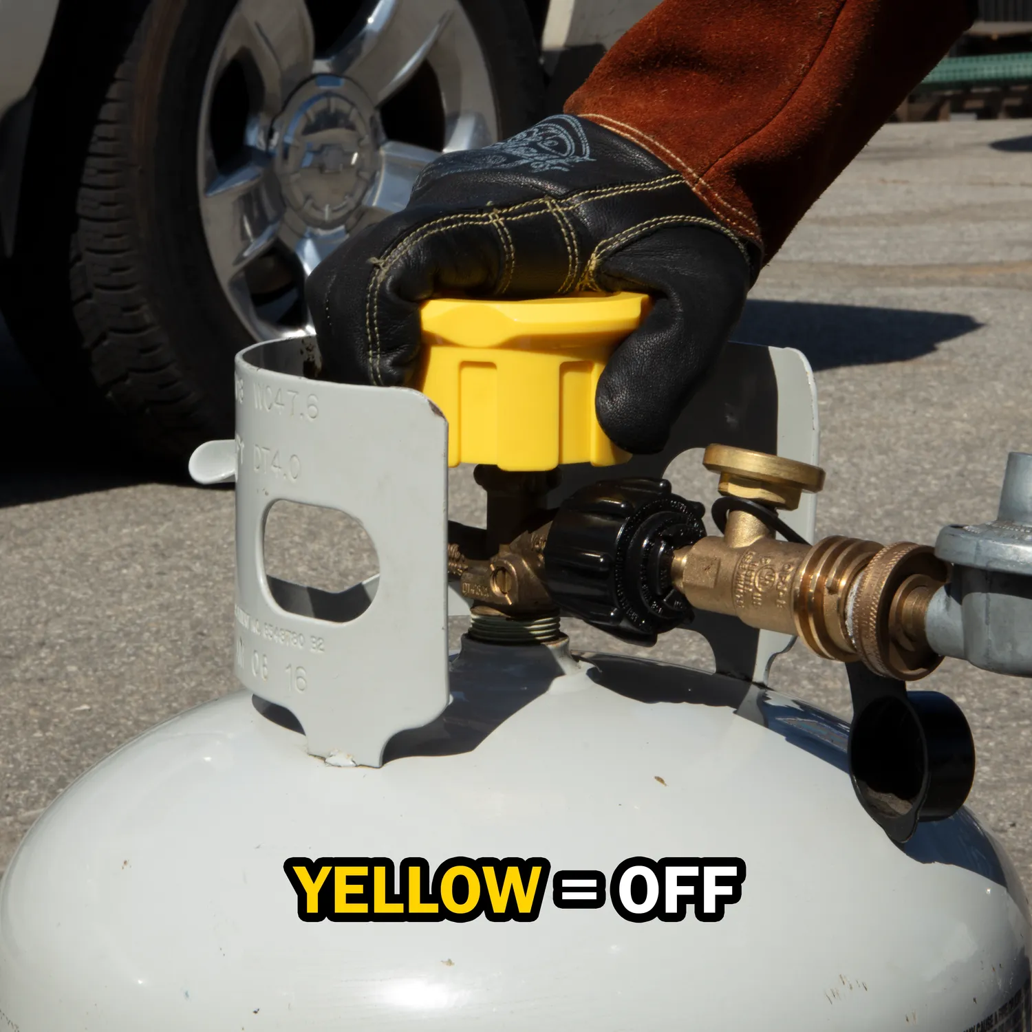 STRONG HAND EUROPE EZ-View Gas Cylinder Valve Indicators indicateur de vanne
