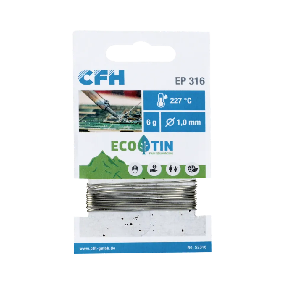 CFH PREMIUM ECO TIN EL 316 fil à souder électronique 6 g sans plomb