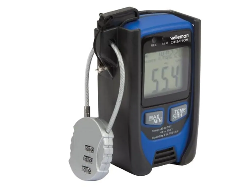 Velleman GP datalogger température humidité USB LCD
