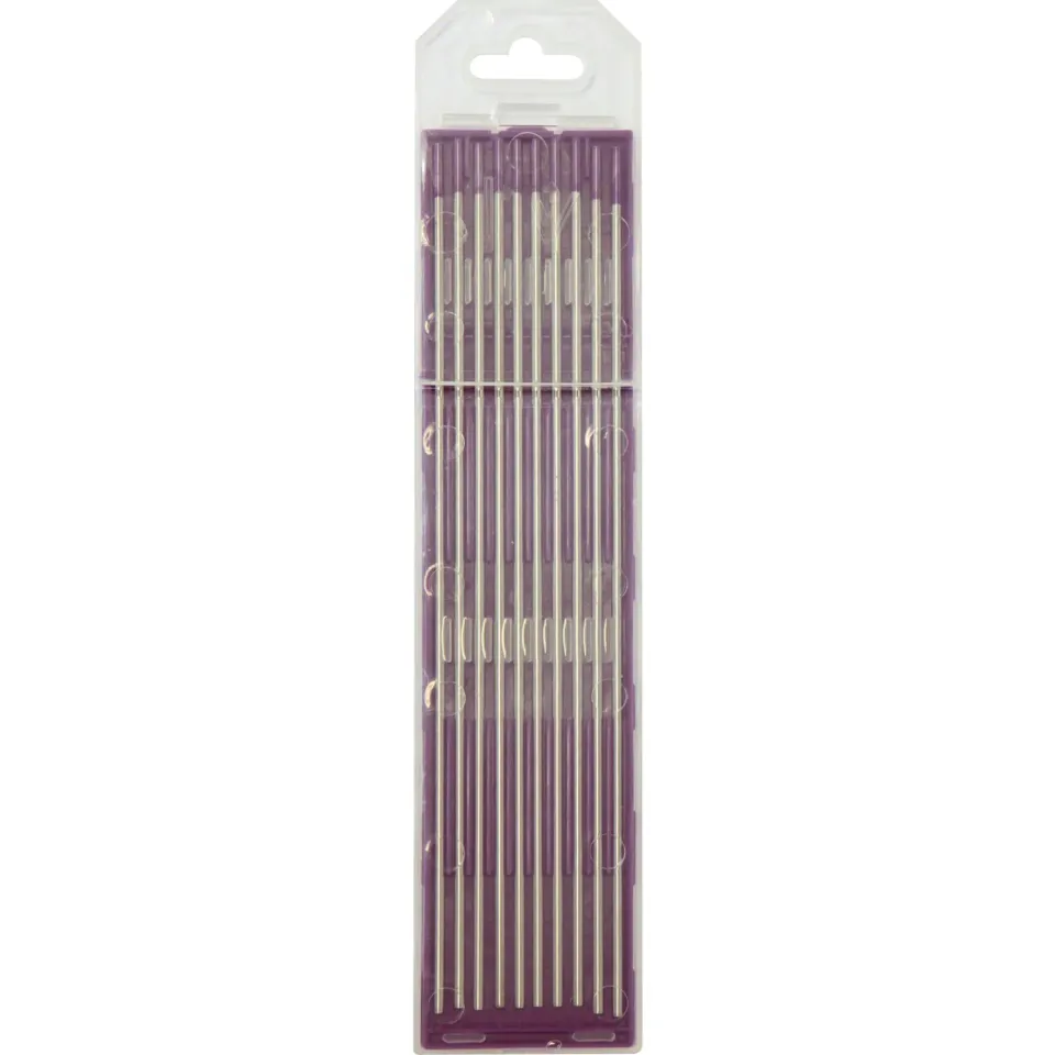 GYS E3 électrodes tungstène TIG Ø 4,8 x 150 mm, lot de 10, lilas