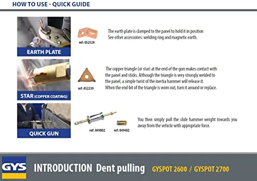 GYS GYSPOT 27.02 poste débosselage acier 2600A