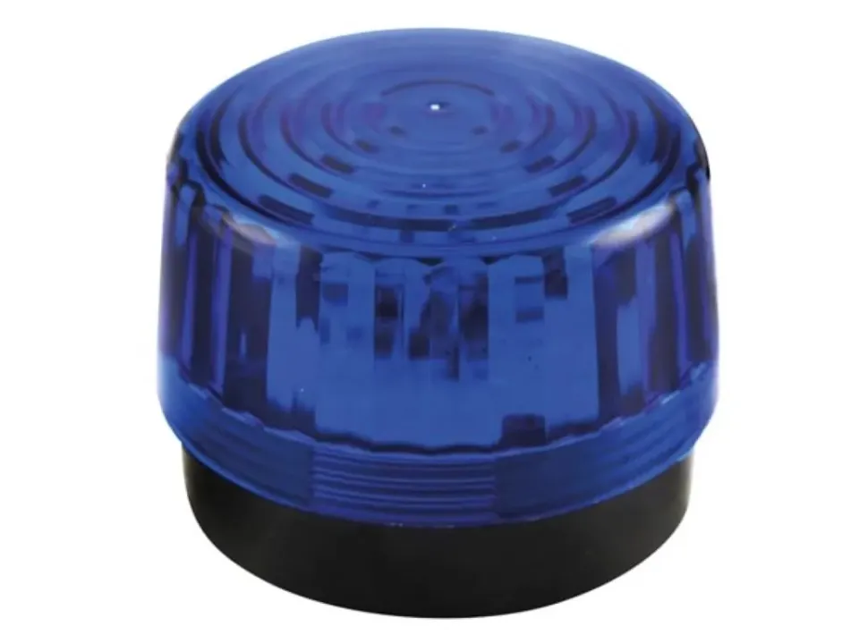 Velleman Edge Lit feu clignotant LED 12 V bleu 100 mm