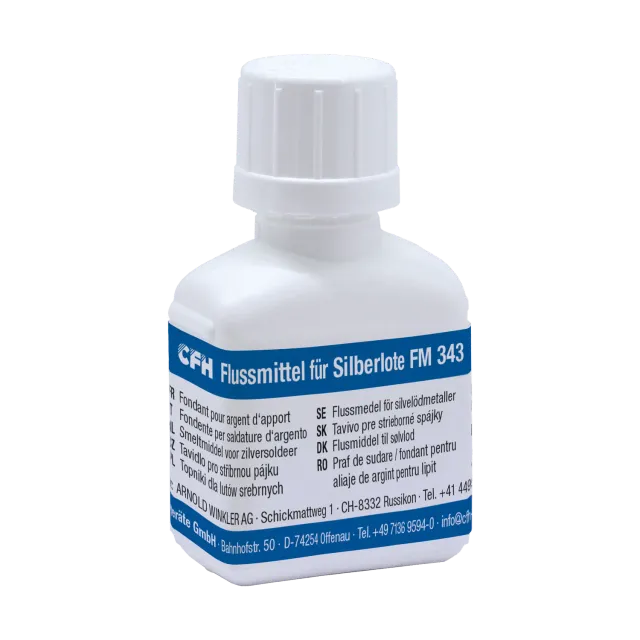 CFH FM 343 flux de brasage fort, 25 g, pour cuivre et argent