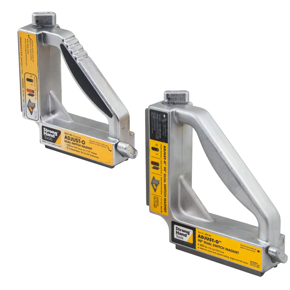 Strong Hand Europe Adjust-O 90° Dual Switch paire d’aimants de soudage