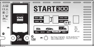 GYS START 300 chargeur démarreur 12/24 V batteries au plomb