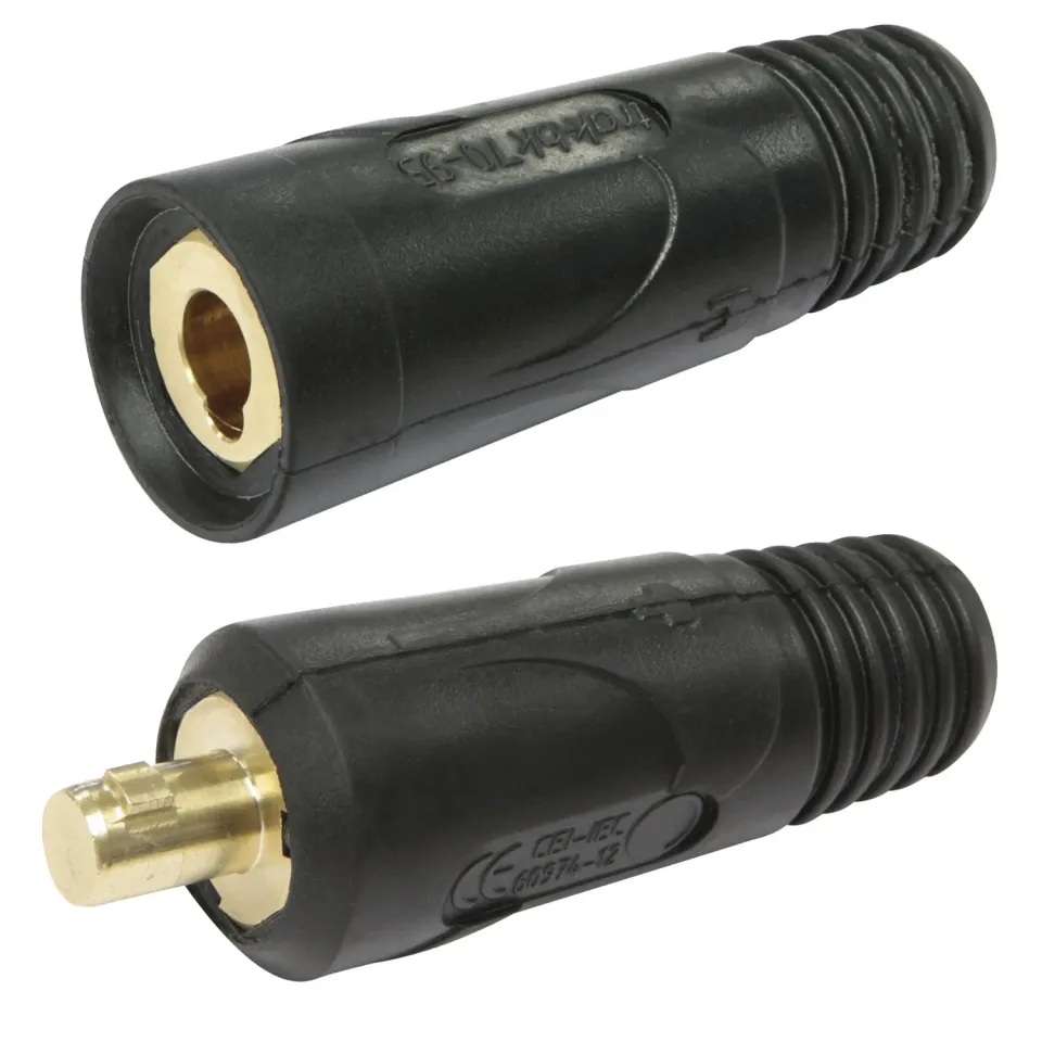GYS Connecteurs mâle femelle 70 mm² Ø21 soudage