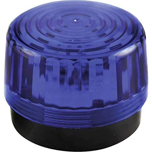 Velleman Edge Lit feu clignotant LED 12 V bleu 100 mm