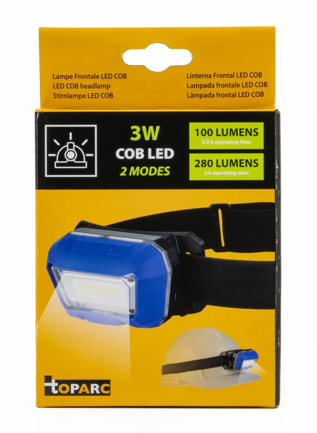 GYS lampe frontale LED COB rechargeable 280 lumens