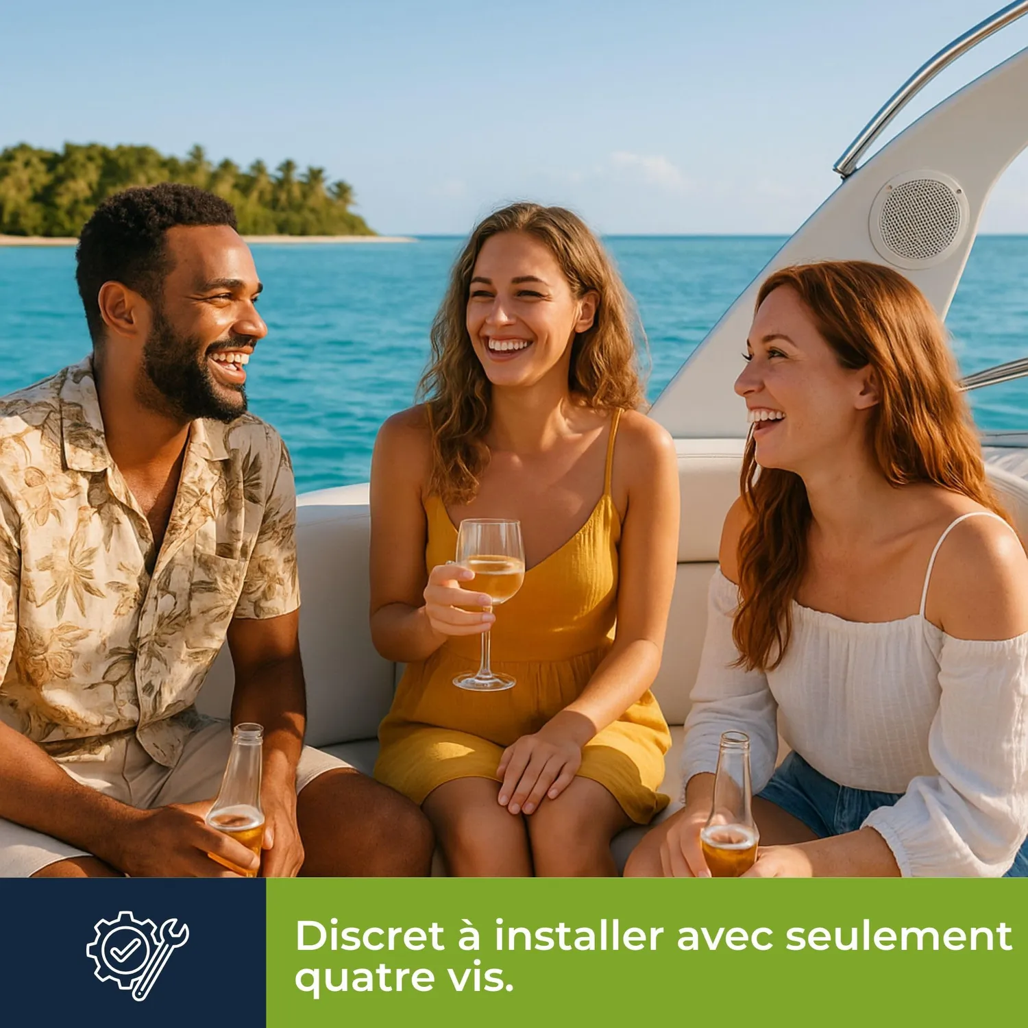 Velleman enceinte encastrable 5 pouces 80 W blanche 2 pièces