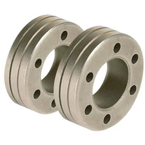 GYS Galets type C galets d’entraînement acier 0,8/1,0 mm lot de 2