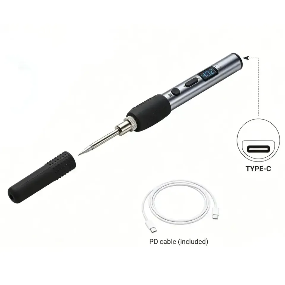 Zhongdi ZD-451 fer à souder USB-C 60W 160-480°C