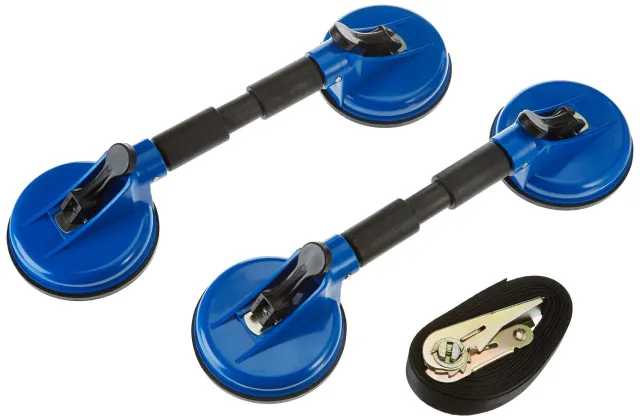 GYS kit 2 ventouses sangle pour pare-brise robuste