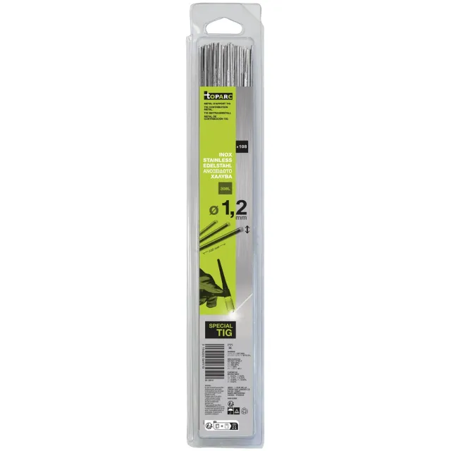 GYS Métal d’Apport TIG ER308L baguettes 108 pièces inox Ø 1,2 mm