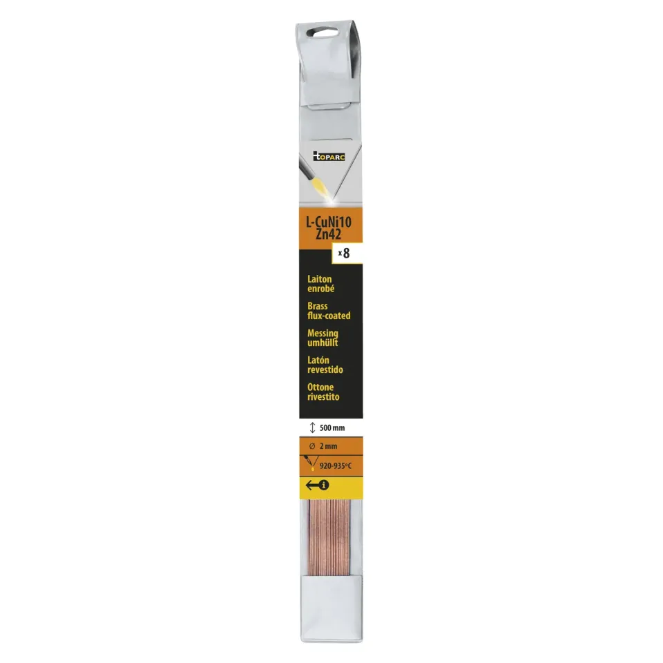 GYS Métal d'Apport Brasure laiton enrobée baguettes 2 mm x 500 mm