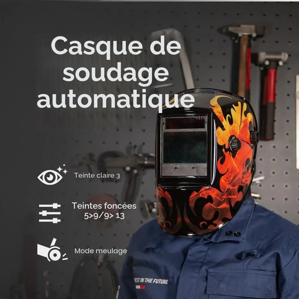 GYS Zeus 5-13 G Fire masque de soudage True Color automatique