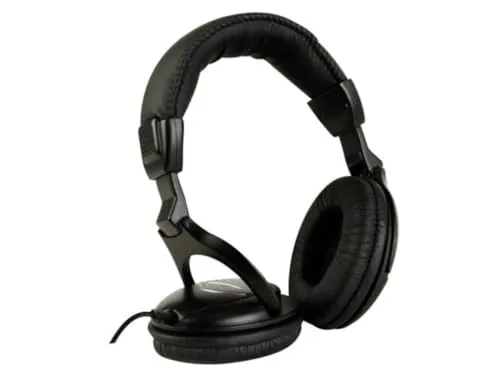 Velleman GP casque stéréo DJ filaire noir 40 mm