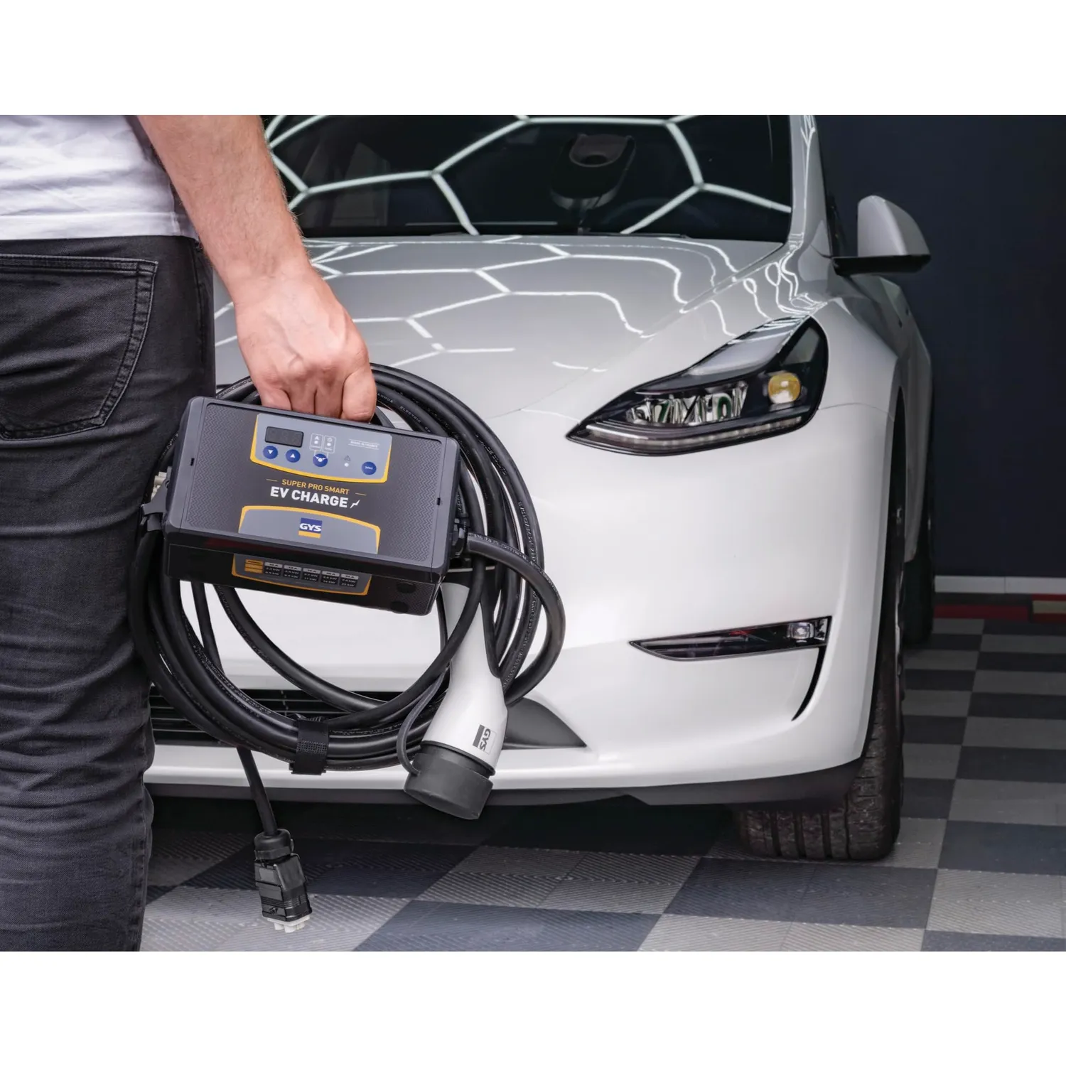 GYS SUPER PRO SMART EV CHARGE câble de recharge 230/400 V