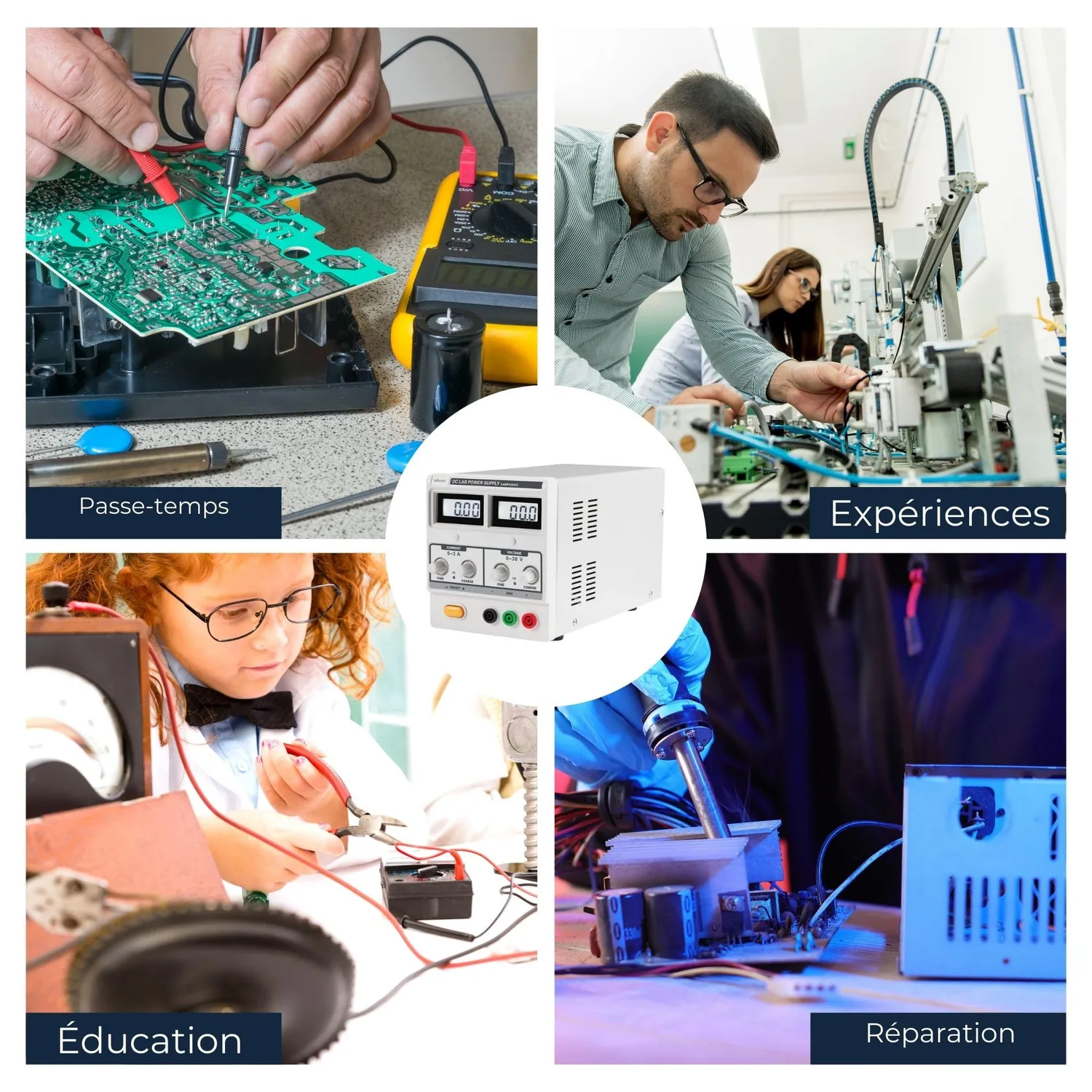 Velleman GP alimentation de laboratoire 0-30 V/3 A réglable