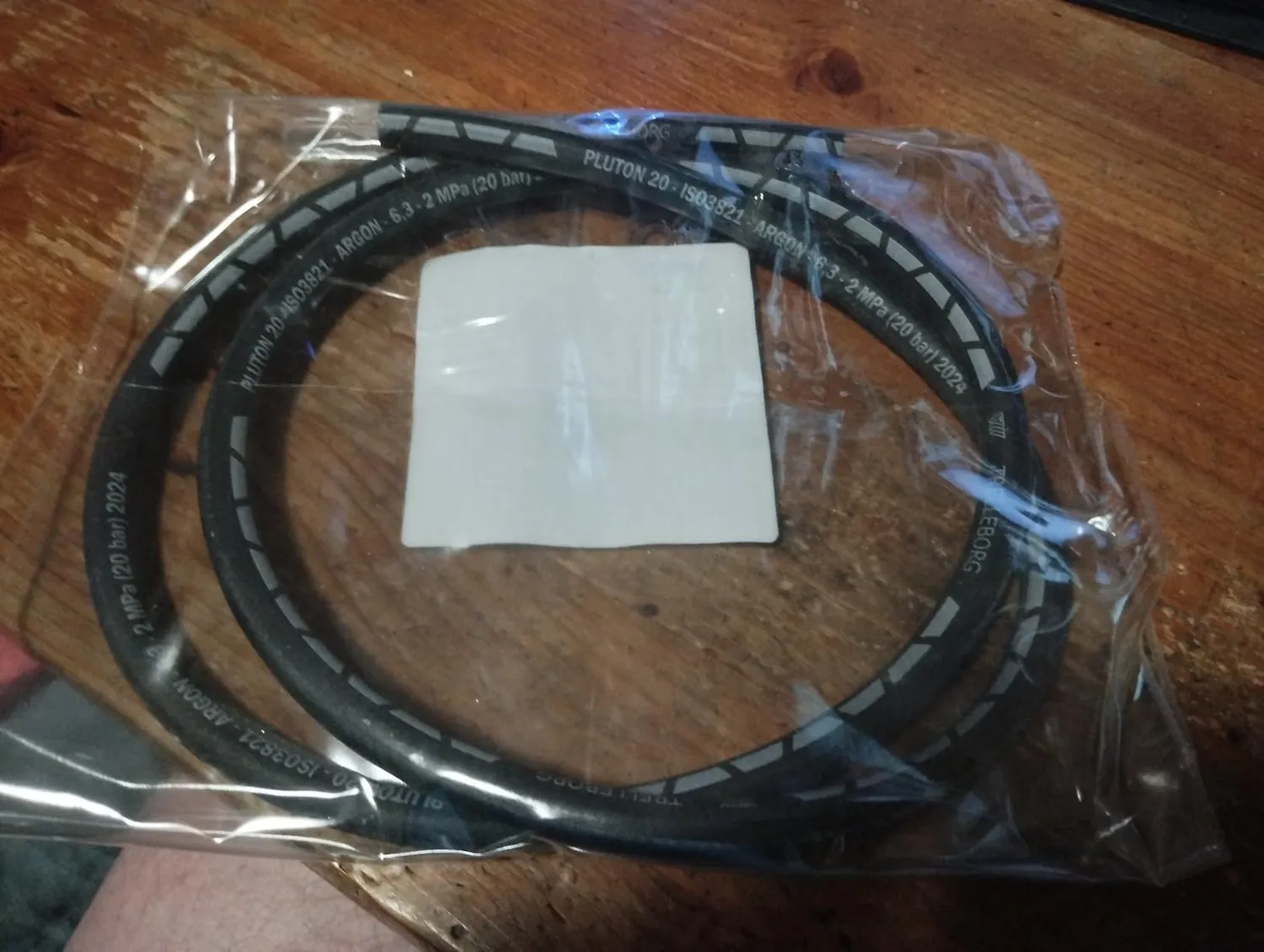 GYS 066670 tuyau de gaz Ø6,3 × 12 mm 1,5 m noir