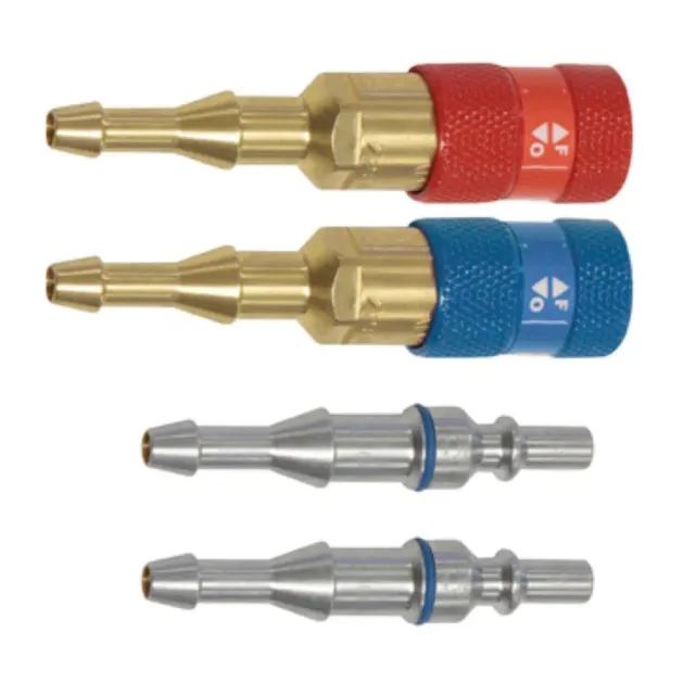 GYS raccords rapides oxygène-acétylène, lot de 2 étagés