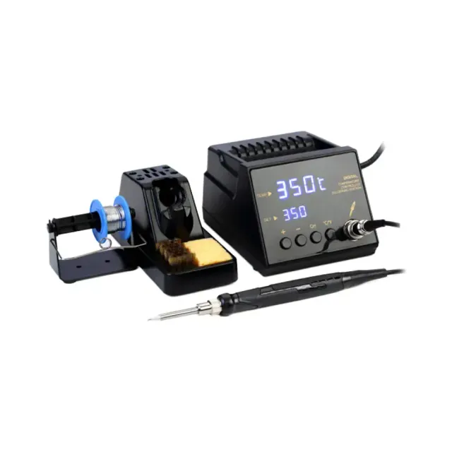 Zhongdi station numérique fer à souder 70 W 220–240 V avec câble silicone
