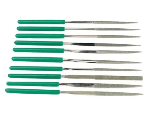 Velleman GP jeu de 10 limes diamantées 120 mm