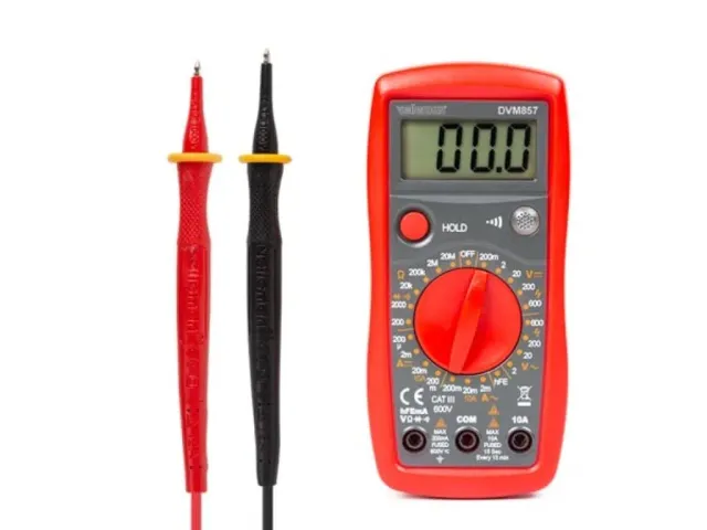 Velleman multimètre numérique CAT III 600 V 23 calibres