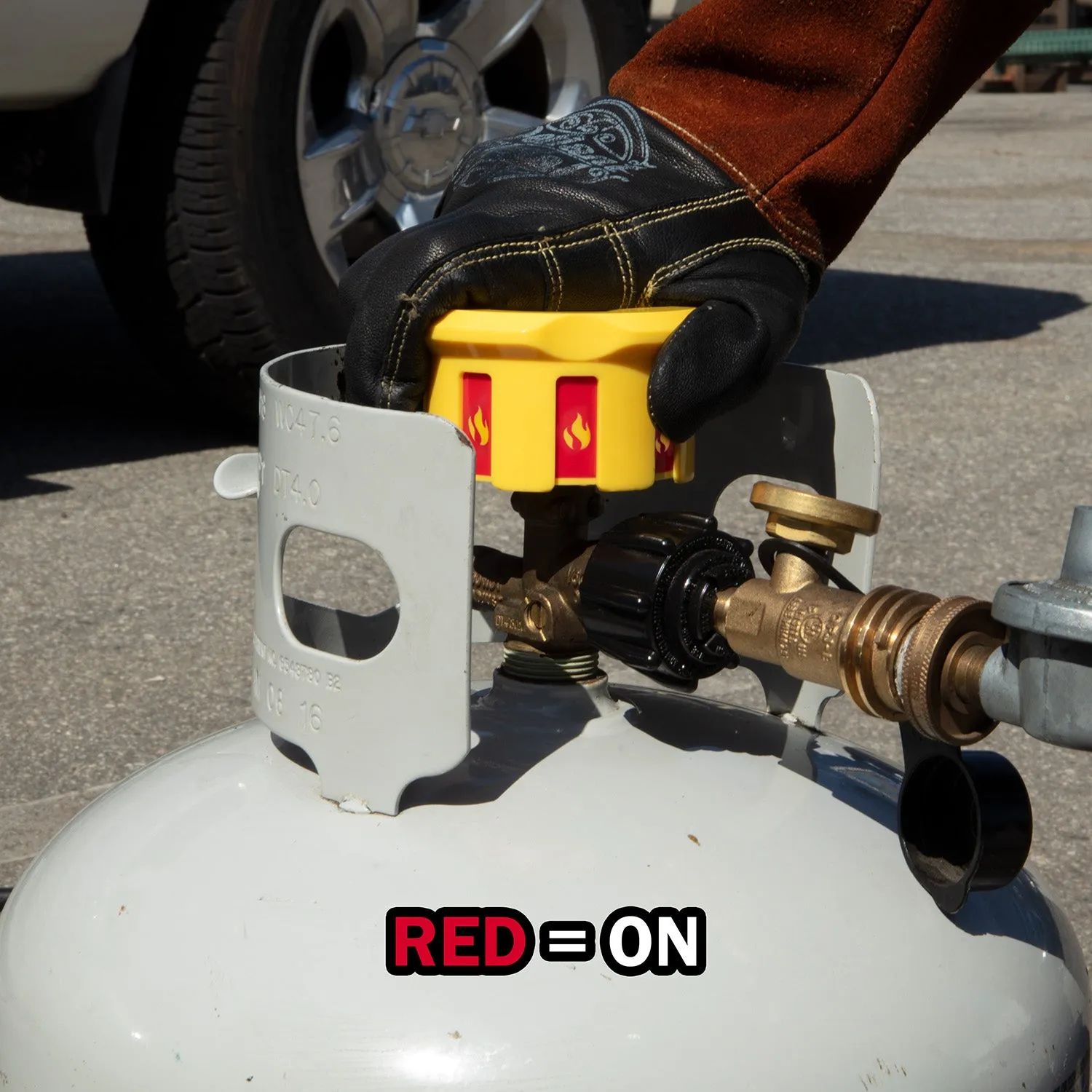 STRONG HAND EUROPE EZ-View Gas Cylinder Valve Indicators indicateur de vanne