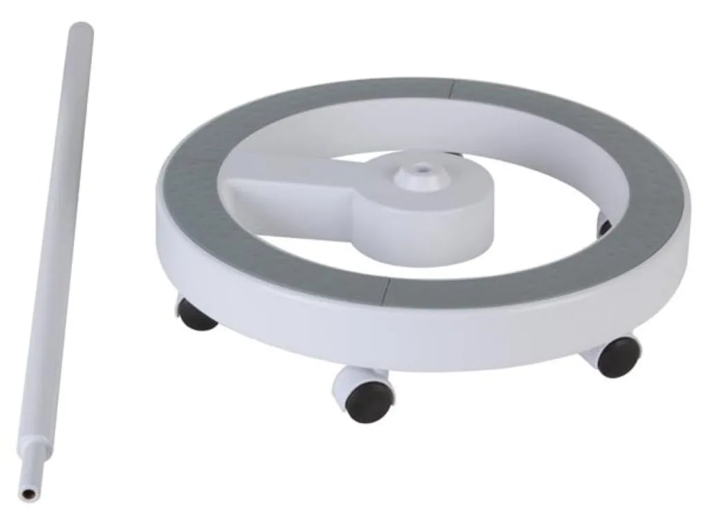 Velleman VTLLAMP support à roulettes pour lampe loupe métal 70 cm
