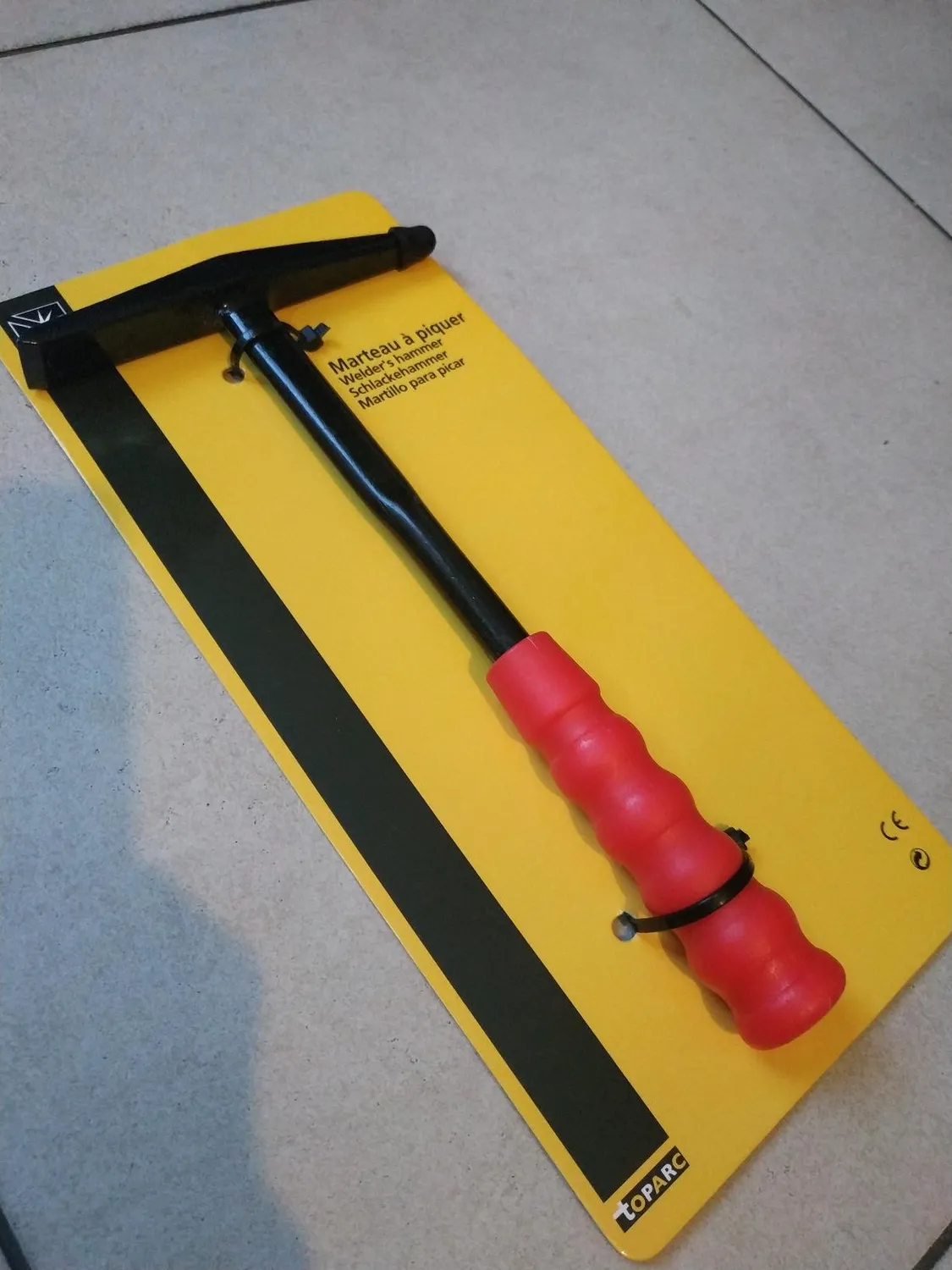 GYS marteau à piquer caoutchouc noir, 260 mm, 240 g