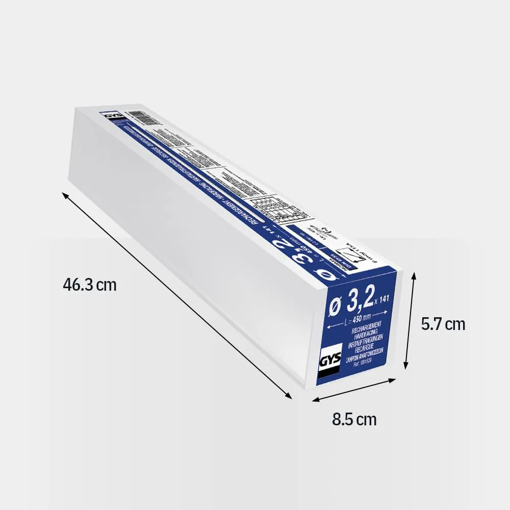 GYS 141 électrodes de rechargement dur Ø 3,2 mm, étui