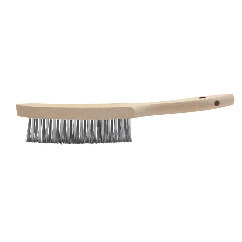 GYS brosse d’angle inox manche bois pour soudage