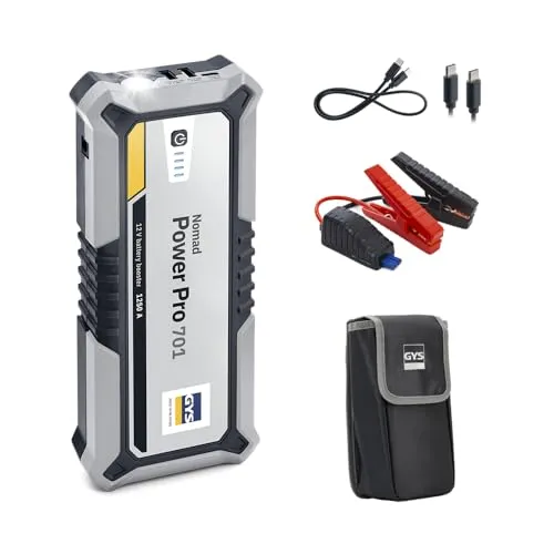 GYS Nomad Power Pro 701 booster batterie lithium 12 V 6 Ah 2000 A