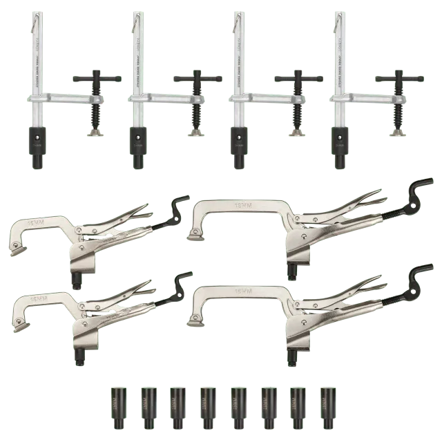 STRONG HAND EUROPE kit de bridage 16 pièces pour trous 16 mm