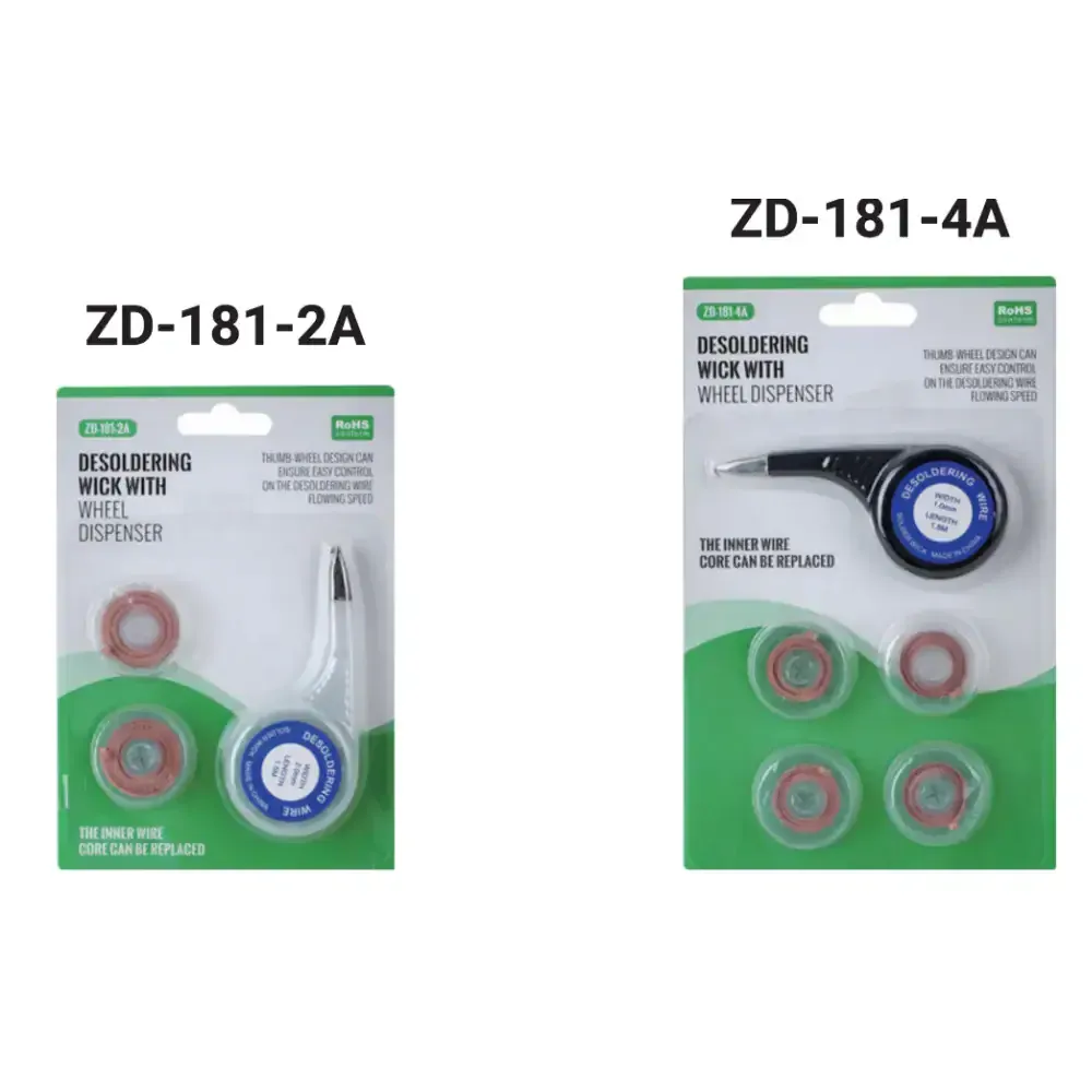Zhongdi ZD-181 tresse à dessouder 0,5 mm × 1,5 m