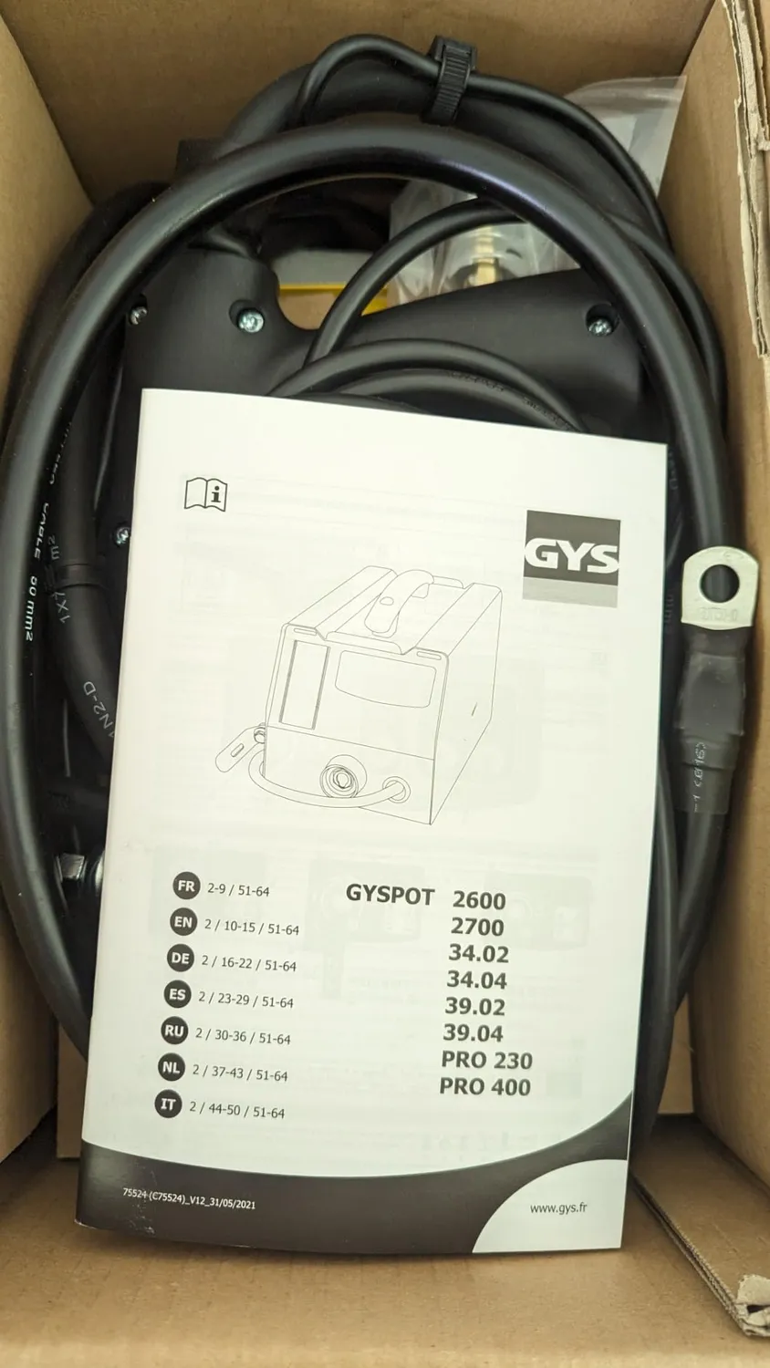 GYS GYSPOT 27.02 poste débosselage acier 2600A