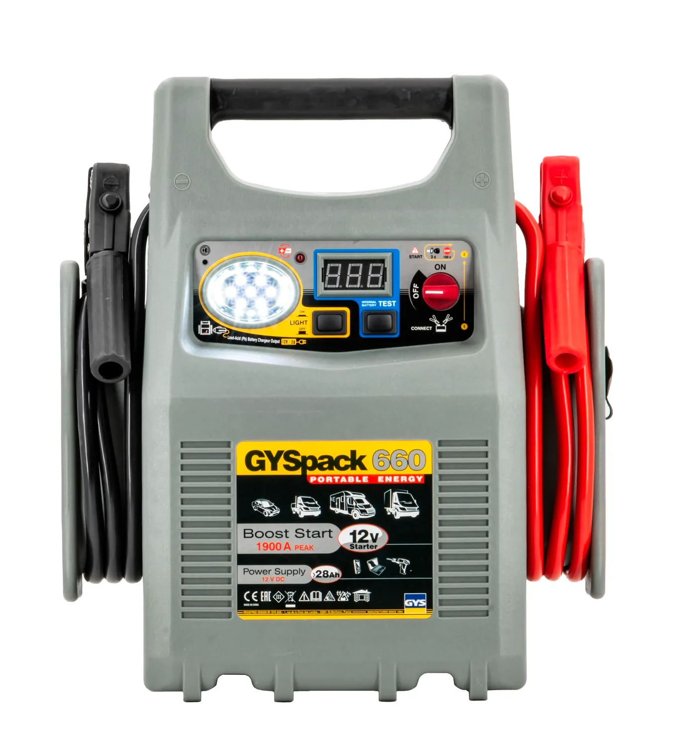 GYS Gyspack 660 booster démarreur 12V 640A autonome