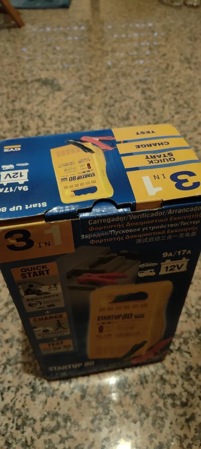 GYS Start Up 80 chargeur démarreur 12/24 V jaune