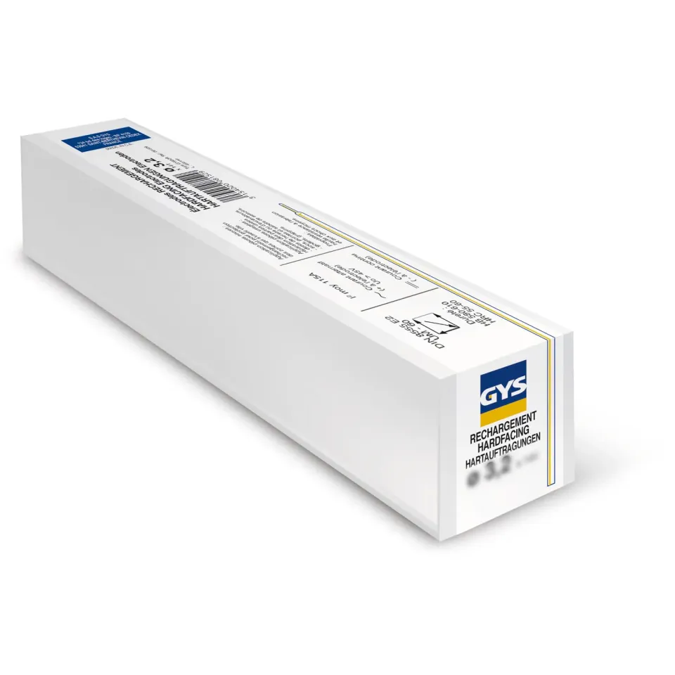 GYS électrodes MMA de rechargement Ø 4,0 mm x 450 mm, étui 93 pièces