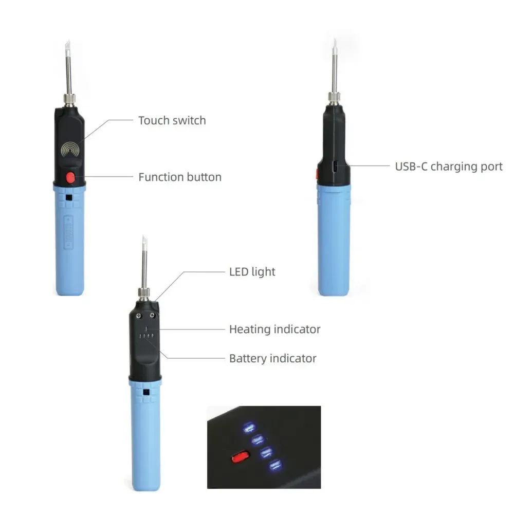 Zhongdi ZD-20GA fer à souder USB sans fil