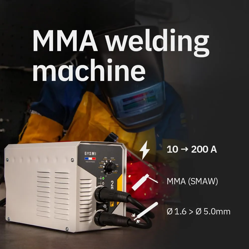 GYS GYSMI 200P poste à souder MMA 230 V avec valise