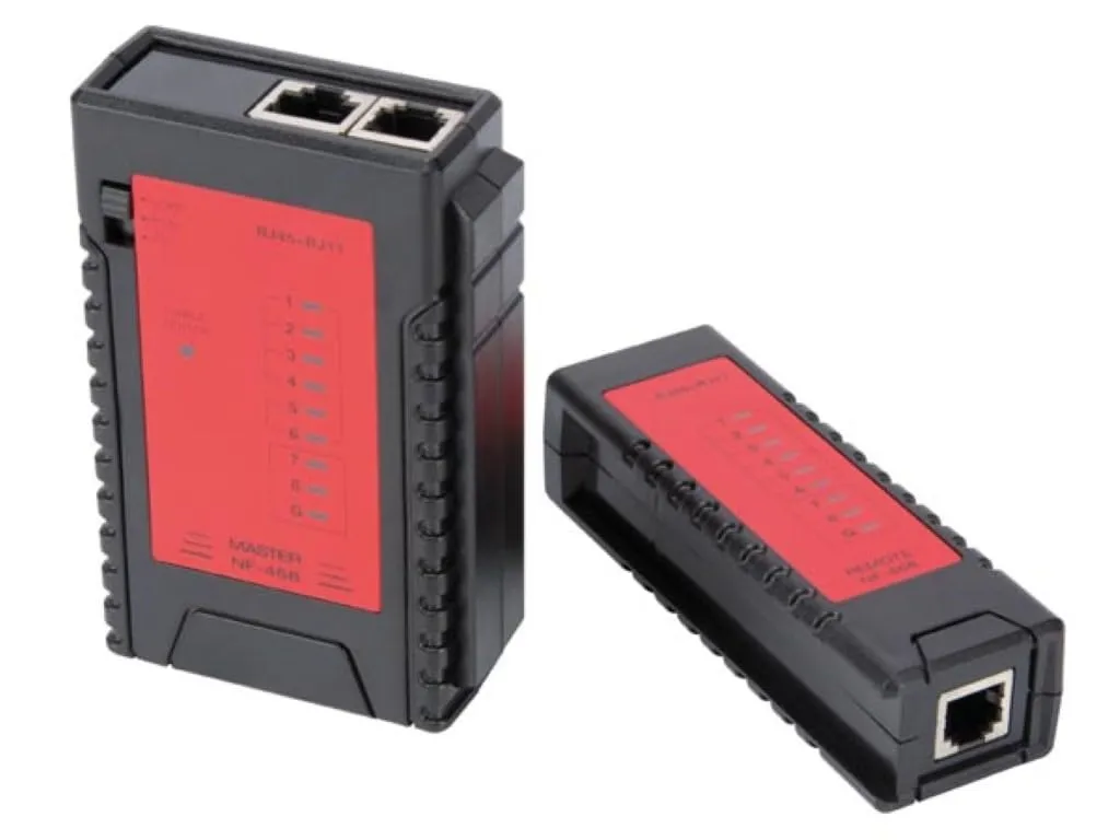 Velleman GP testeur de câbles LAN RJ45 RJ11 RJ12 à LED