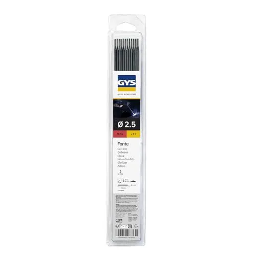 GYS électrodes soudage fonte Ø2,5 mm blister 12