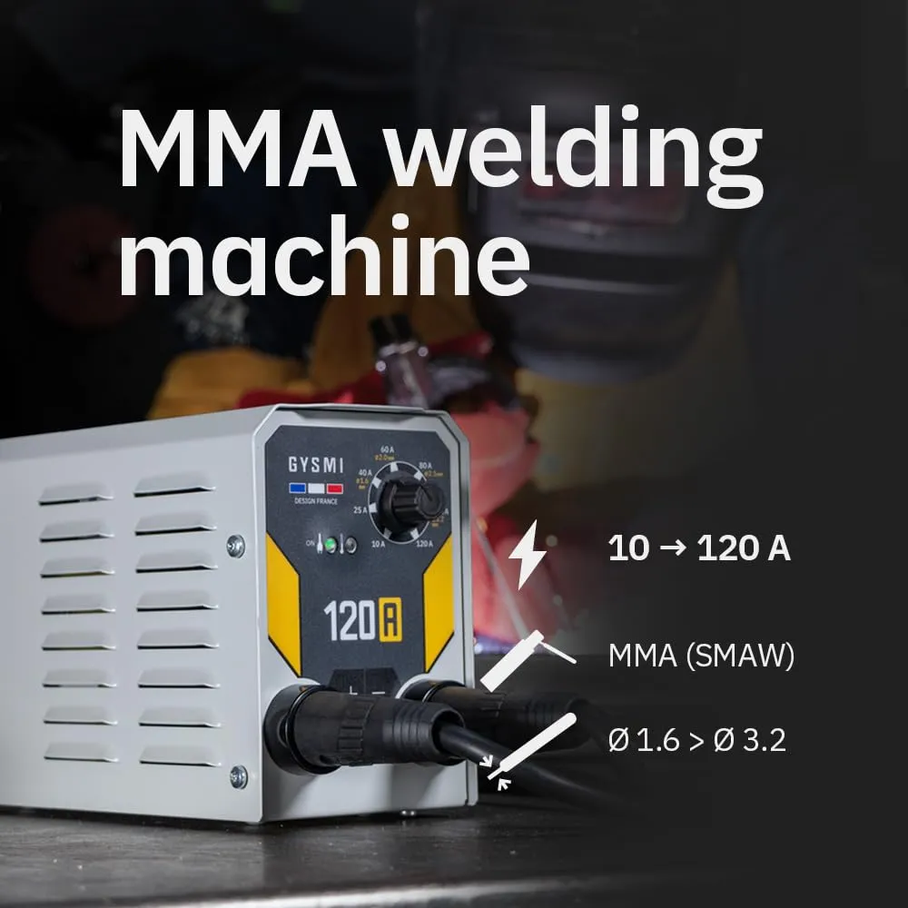 GYS GYSMI 120A poste à souder MMA 120 A avec valise